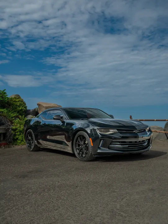 Chevrolet Camaro, Gloss black, full wrap