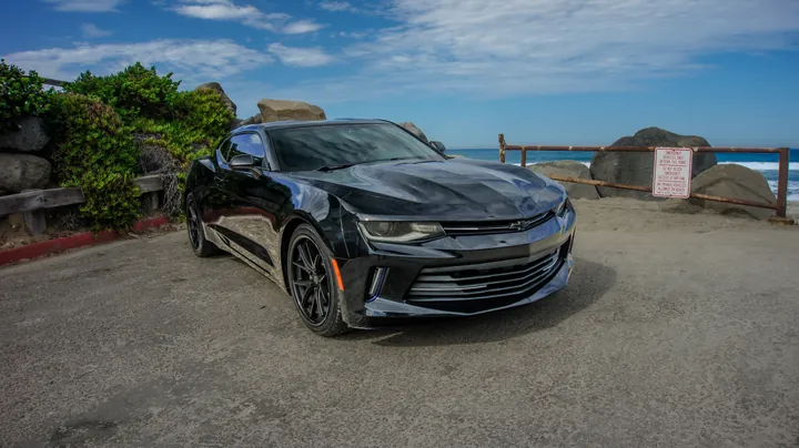 Chevrolet Camaro, Gloss black, full wrap