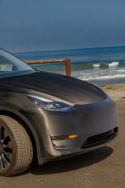 Tesla Model Y in satin black